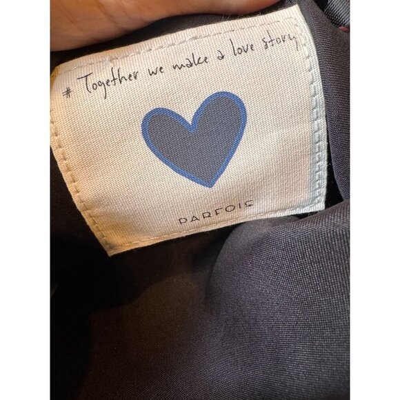 Parfois Love-Themed Graffiti Print Nylon Backpack With Adjustable Straps- NWT - Picture 8 of 14